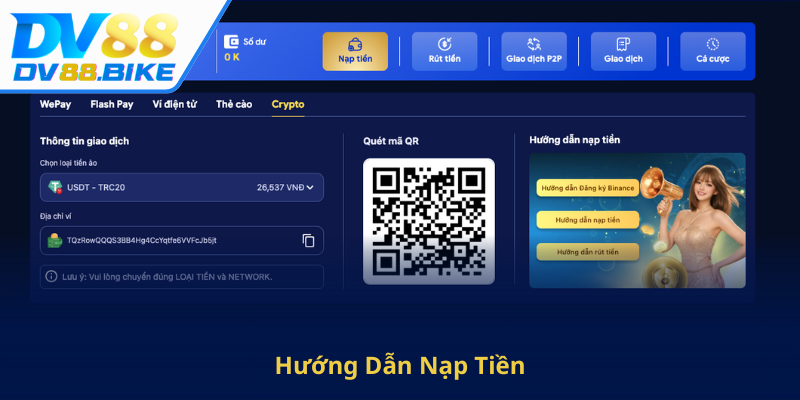 Huong Dan Nap Tien